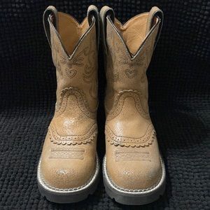 Ariat Fatbaby Boots - “cracked leather”
